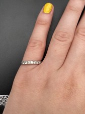 BAGUE Ancienne Argent 925 Avec