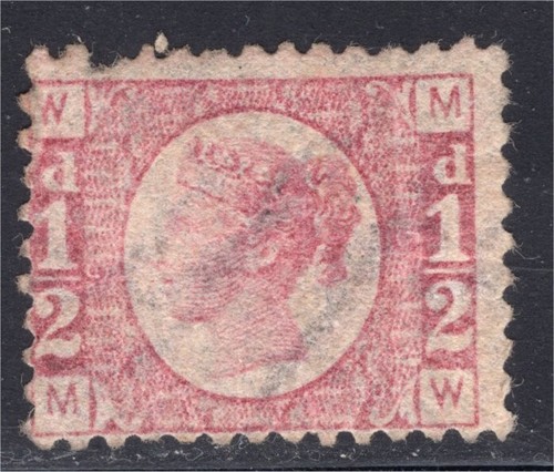 1870 half penny bantam - half, mw