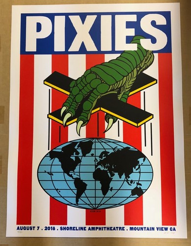 Poster concerto pixies vista - pixies,
