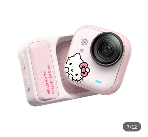 Insta360 ultra kitty - go, action
