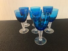 7 Bicchieri da Vino Blu