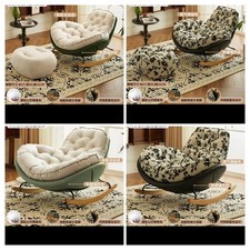 Elegante sedia a dondolo nordica soggiorno camera da letto sospensione elegante arredo balcone