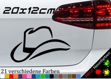 Adesivo cappello cowboy 20x12