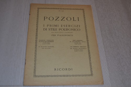 Pozzoli primi esercizi in - -i,