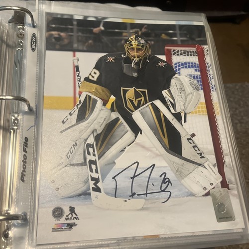 Marc andre fleury - 8x10, firmato
