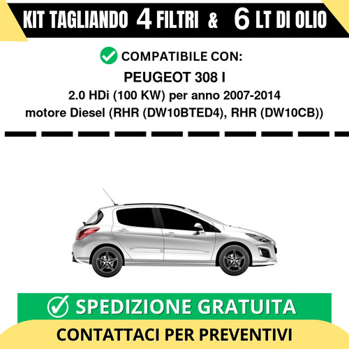 Tagliando per peugeot - tagliando,