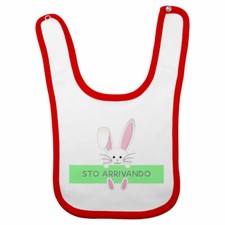 Bavaglino neonato coniglietto