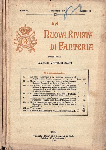 Nuova rivista fanteria - di,