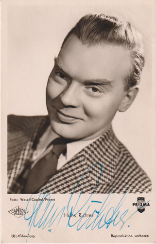 Hans richter autografo - hans,