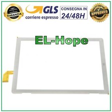 VETRO TOUCH SCREEN PER MEDIACOM SmartPad iyo 10 4G M-SP1GY4G BIANCO ORIGINALE