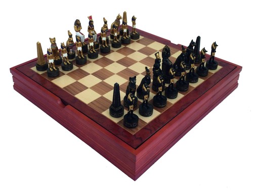 Antico egitto scacchi set - scacchi,