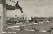 VERONA Piscina Lido trampolino panorama Cartolina animata