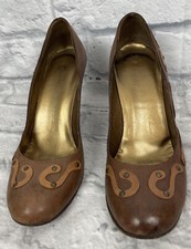 Scarpe donna marroni tacco