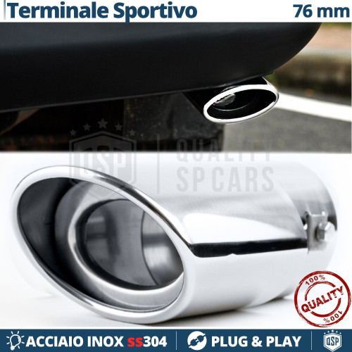 Terminale scarico ovale - terminale,