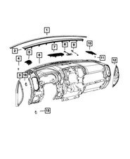 Genuine Mopar Speaker Grille