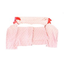 Fodere sedili in tessuto rosso e vipla ASI per auto vetture Fiat 500 D d'epoca