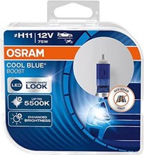 2x H11 OSRAM COOL BLUE BOOST
