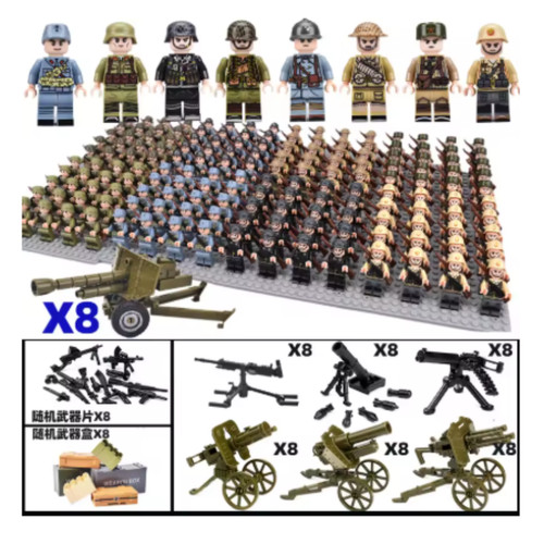 Pacchetto minifigure esercito - pacchetto,
