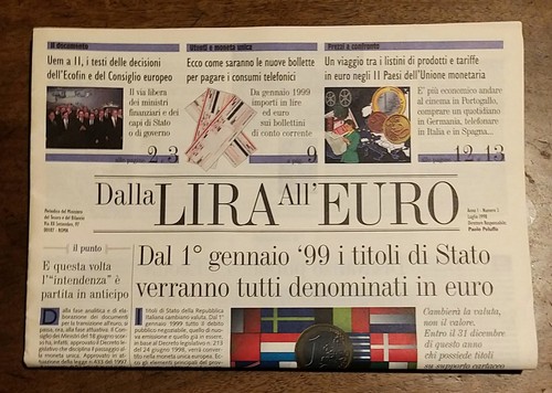 Dalla lira all euro - lira, all'euro