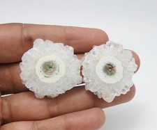 2 Pezzi Fetta Naturale Quarzo