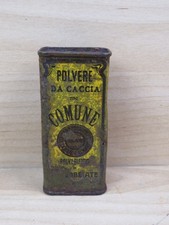 vecchia SCATOLA IN LATTA VUOTA