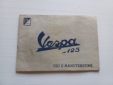 Piaggio Vespa 125 VN1T - VN2T manuale uso manutenzione libretto originale