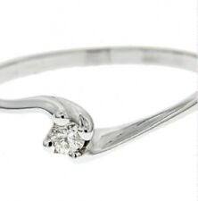 Anello solitario in oro e Diamante Ribassato Per Chiusura Attività