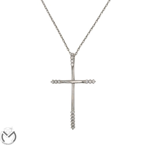 Collana oro bianco - , 750