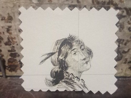 Disegno dell 800 volto giovane - 800,