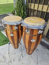 Congas vintage Hollywood Meazzi anni ’60/’70 con stativi originali