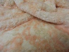 Materiale tessuto pelliccia sintetica super lusso - MICRO BLUSH OCELOT