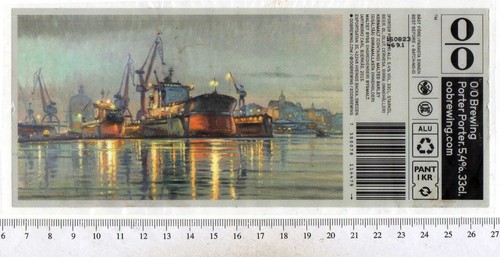 Swedish beer label - label, o/o