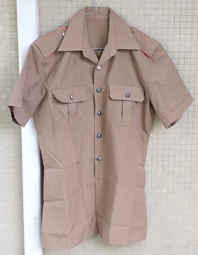 Camicia kaki maniche corte - , ex