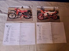 Caratteristiche Tecniche Con Foto D'epoca Pubblicitarie Motocicli Villa 125