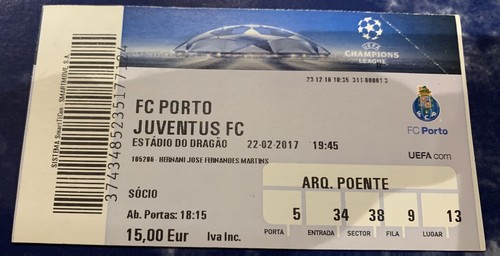 Biglietto champions league - biglietto, fc