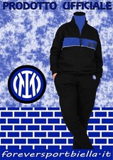 TUTA FC INTER ORIGINALE PRIMAVERA/ESTATE COTONE da 4 anni a XXL