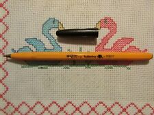 RARA PENNA WALKER INDIANINA ANNI 70/80 GIALLA CON INCHIOSTRO NERO-NON SCRIVE!!!