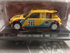 PEUGEOT 205 TURBO 16 1987 Vatanen Dakar DeAgostini ModellismoStatico1/43 DieCast
