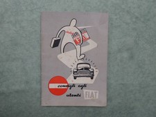 consigli agli utenti FIAT 1954 automobilismo