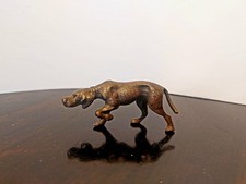 Scultura cane bronzo antico