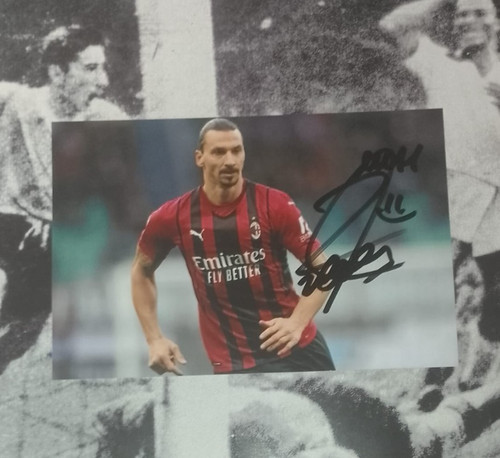 Autografo zlatan ibrahimovic - zlatan,