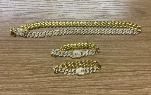 Set collana bracciale catena - collana,