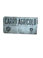 Targa Carro Agricolo