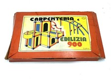 VTG COSTRUZIONI GIOCATTOLO LEGNO ANNI 60 IL CARROCCIO CARPENTERIA & EDILIZIA#NC