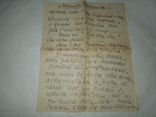 LETTERA D'AMORE DEL 1931