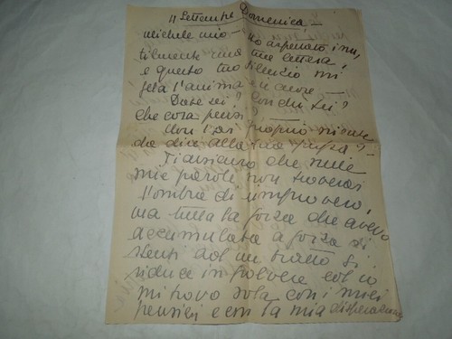 Lettera amore del 1931 - del,