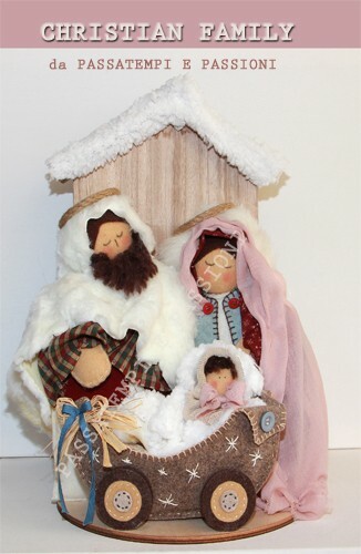 Presepe natale fatto - presepe,, mano