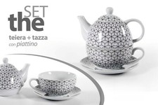 Set da tè, teiera e piattino