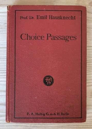 1926 choice passages libro - 1926,