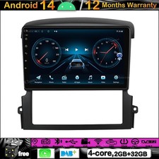 Autoradio 9" Android 14 Carplay GPS SAT Navi DAB DVR BT per KIA Sorento 2002-2011